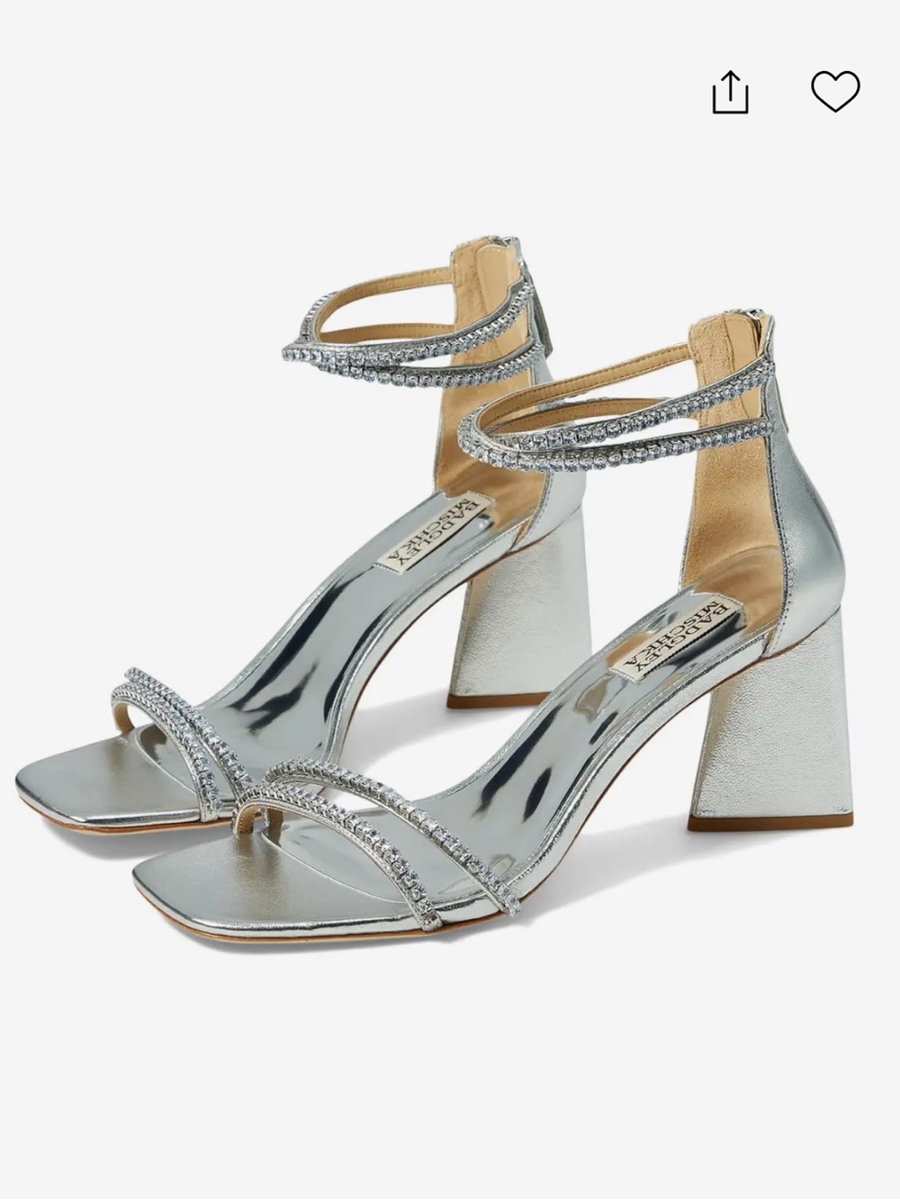 Badgley Mischka Lillie Ankle Strap Heels